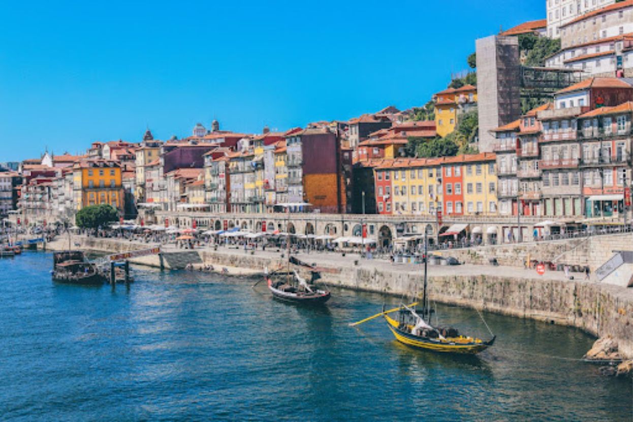 Porto in Portugal, where visitors can enjoy some of the cheapest wine at an average price of £3.91 a bottle