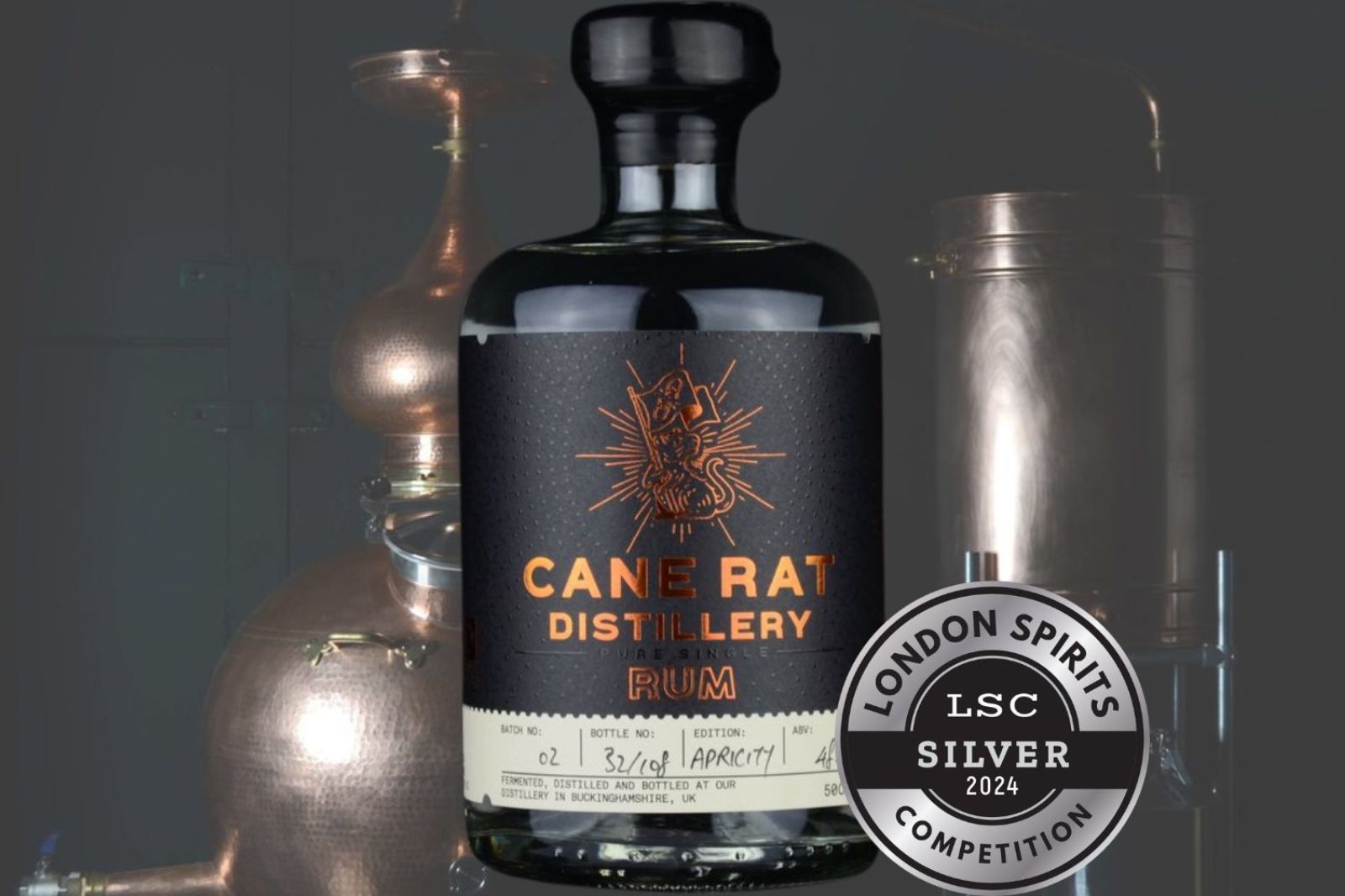 Photo for: The Cane Rat Distillery Wins Silver Medal at the  2024 London Spirits Competition